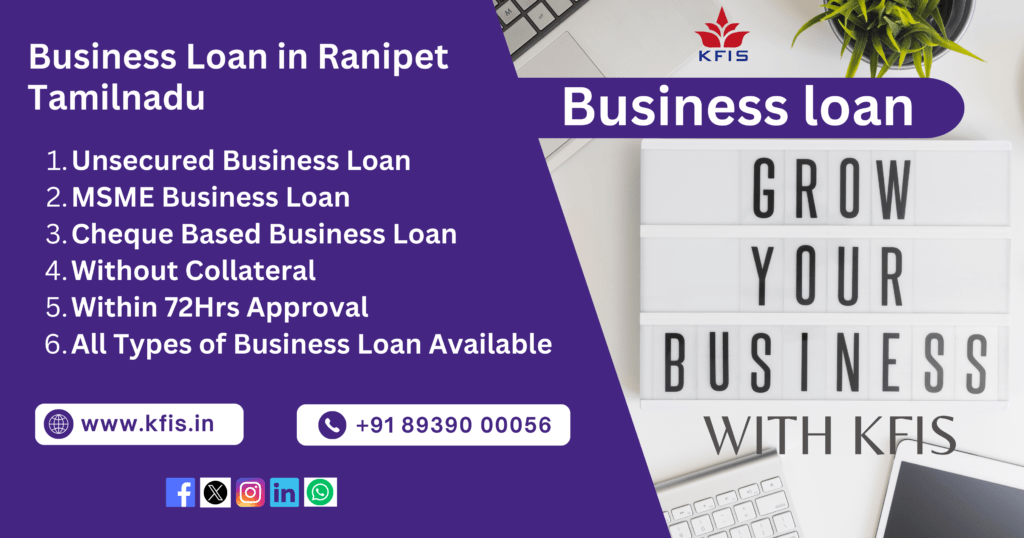 Business Loans In Ranipet