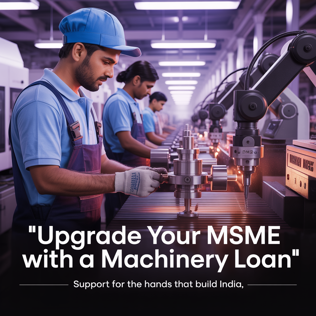 machinery loan for your MSME