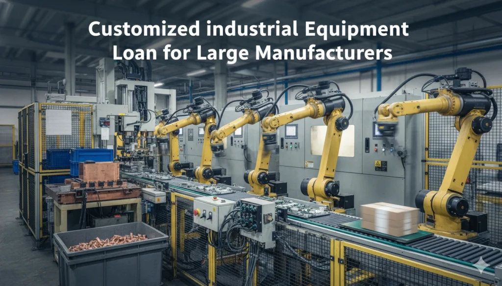 Customized industrial Equipment Loan for Large Manufacturers