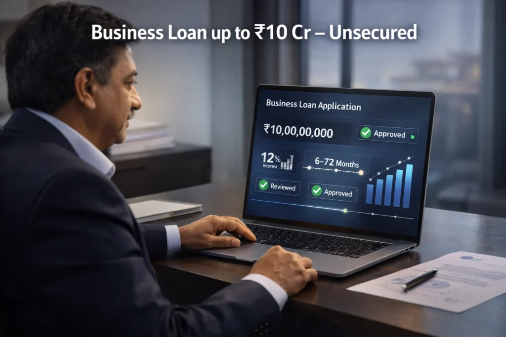 Business Loan Up to 10 Cr Unsecured: Understanding Terms, Costs and Approval Process